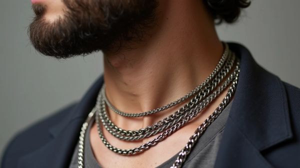 Acier, longueur, maille : choisir un sautoir masculin sans se tromper